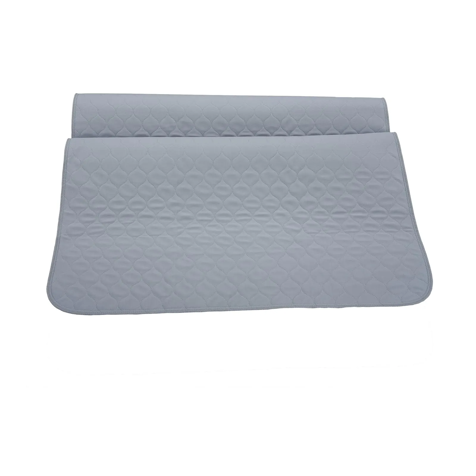 2 Pack Careboree Soft-Brushed Absorbent Washable Incontinence Underpads Leakproof Bed Pee Pads Waterproof Reusable 34X52 Fits Full Bed Durable Draw Sheet Mattress Protector