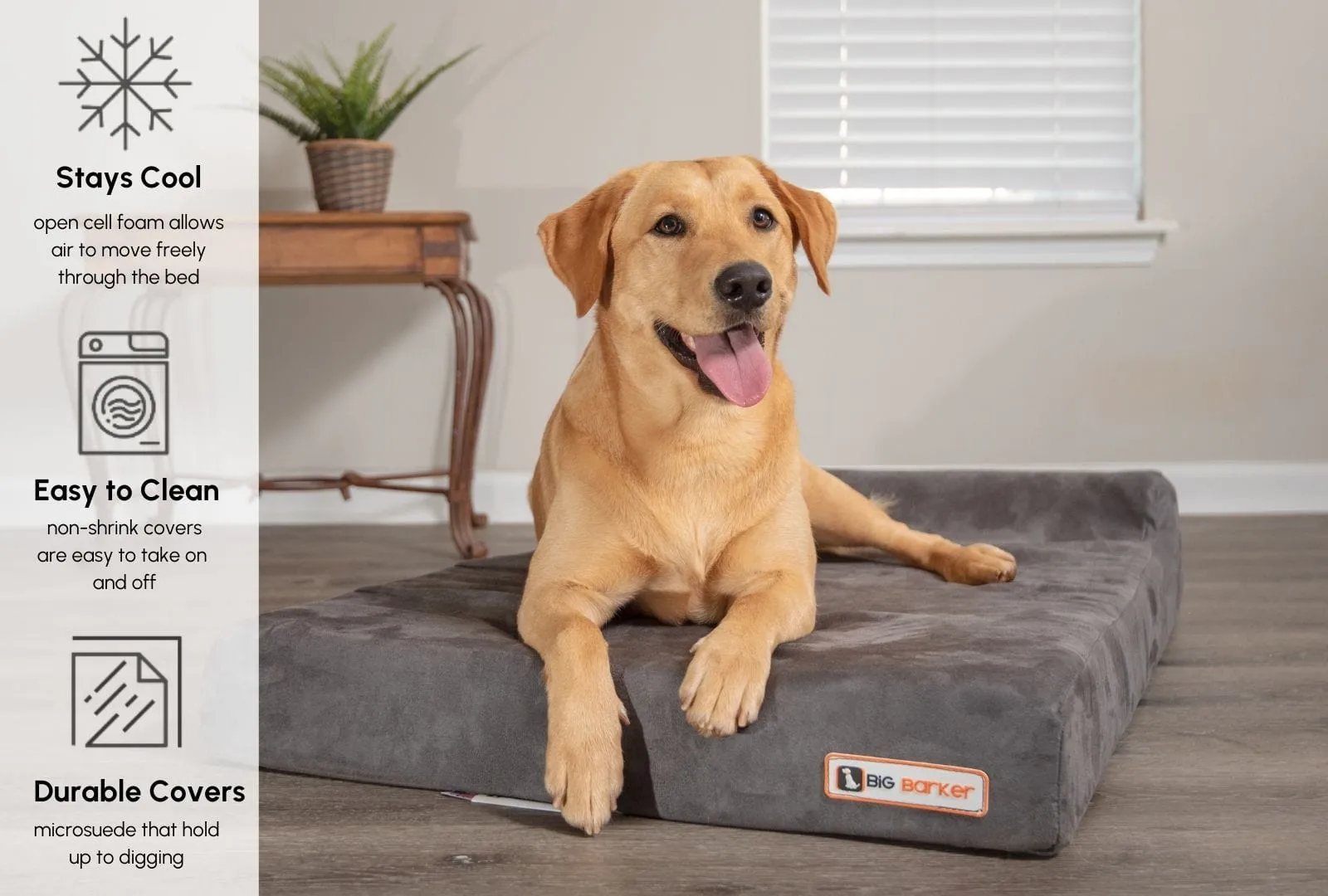 4" Orthopedic Headrest Bed