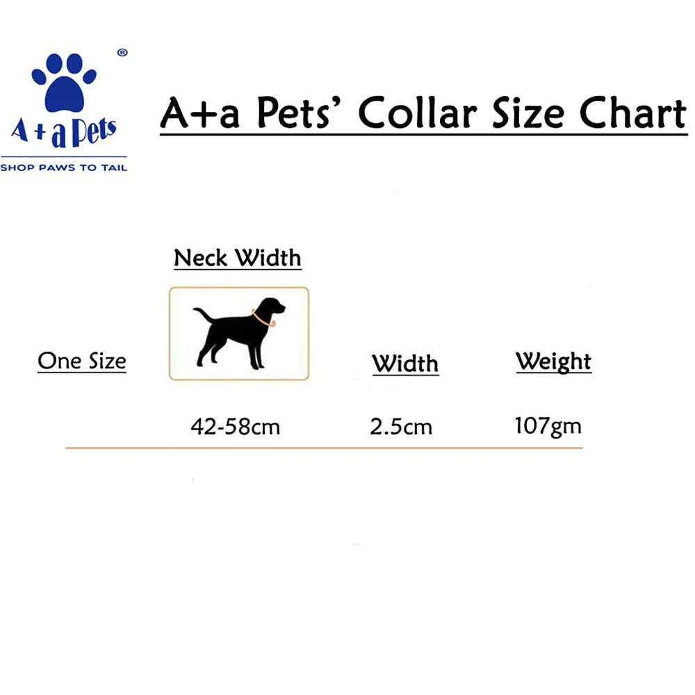 A a Pets' Neoprene Padded Reflective Collar - Green