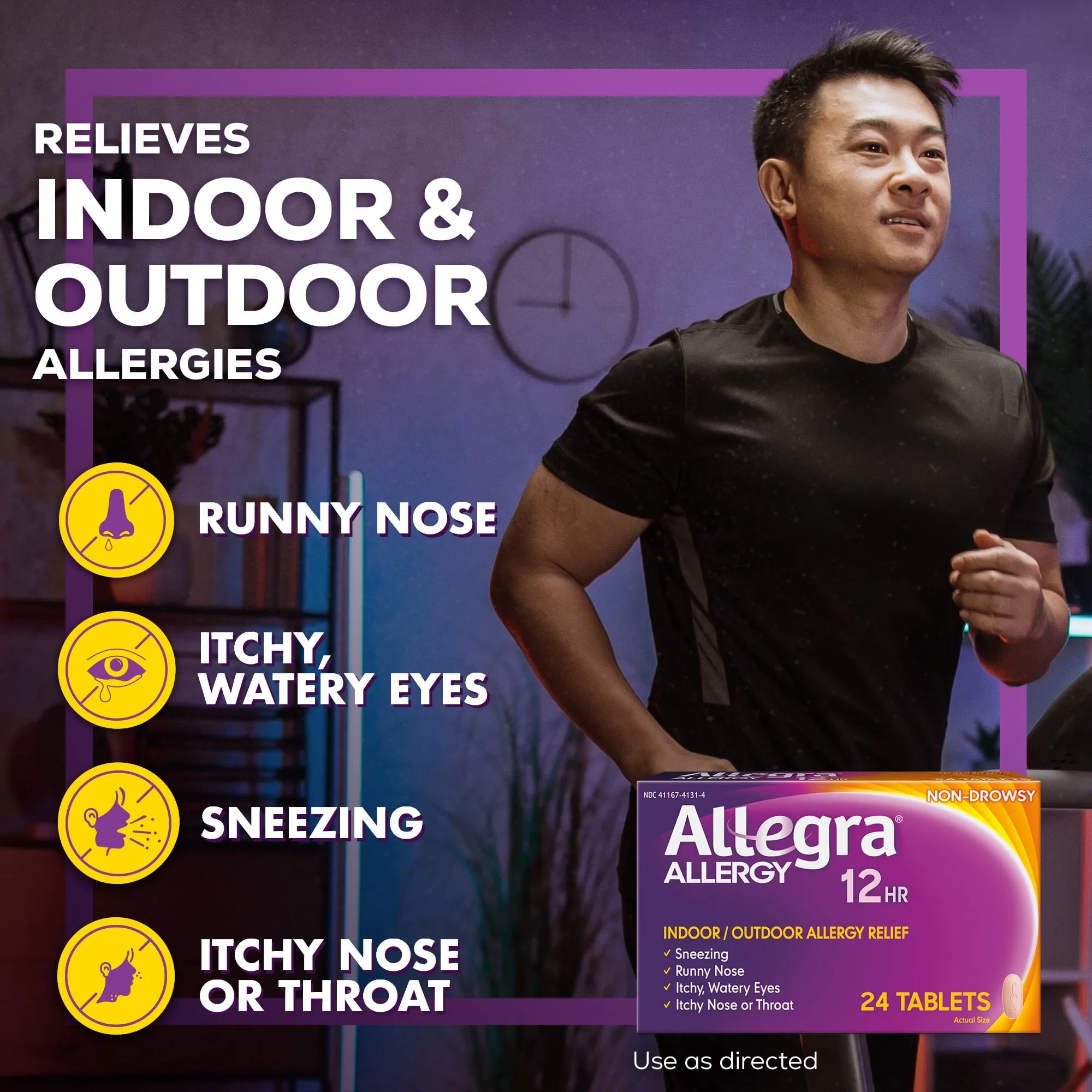 Allegra Allergy 12 Hour 60mg Tablets 24ct