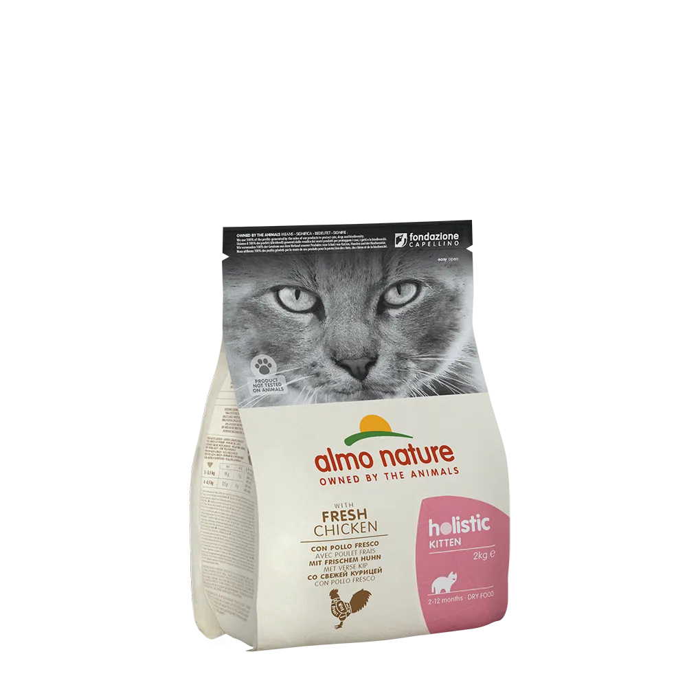 Almo Nature Cat Holistic Kitten Fresh Chicken 2kg ( EXPIRY APR 2025 )