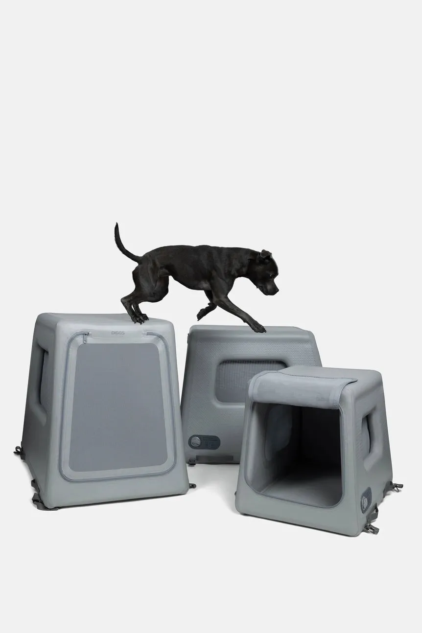 Available to Order 2-6 Weeks: Diggs Enventur Inflatable Dog Kennel - Safe for Car Travel
