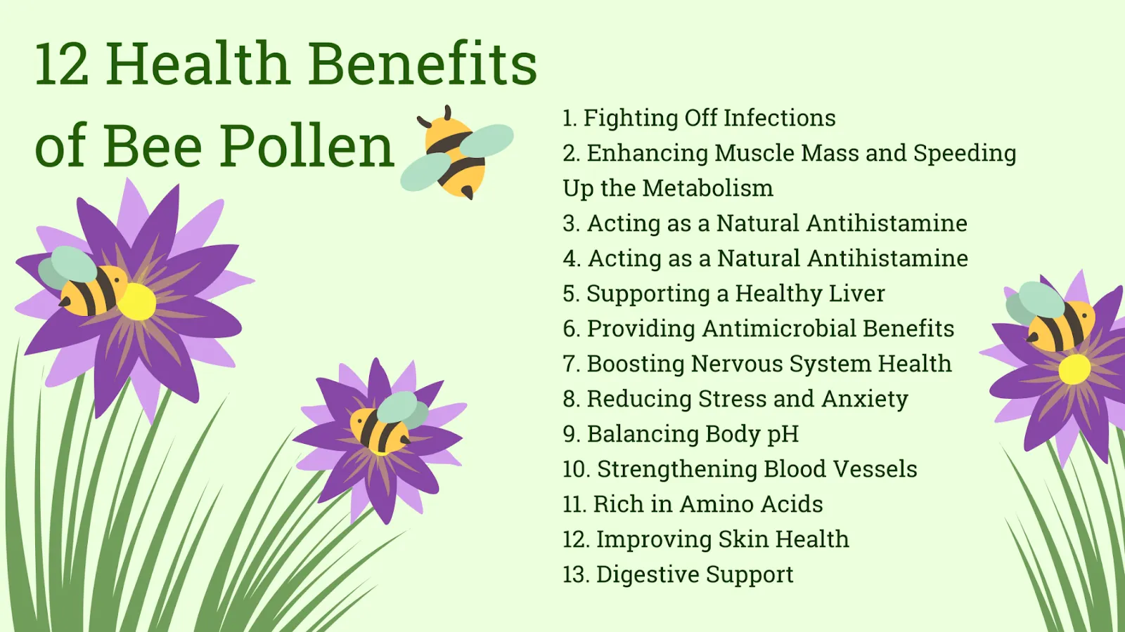 Bee Pollen Supplement - Superfood
