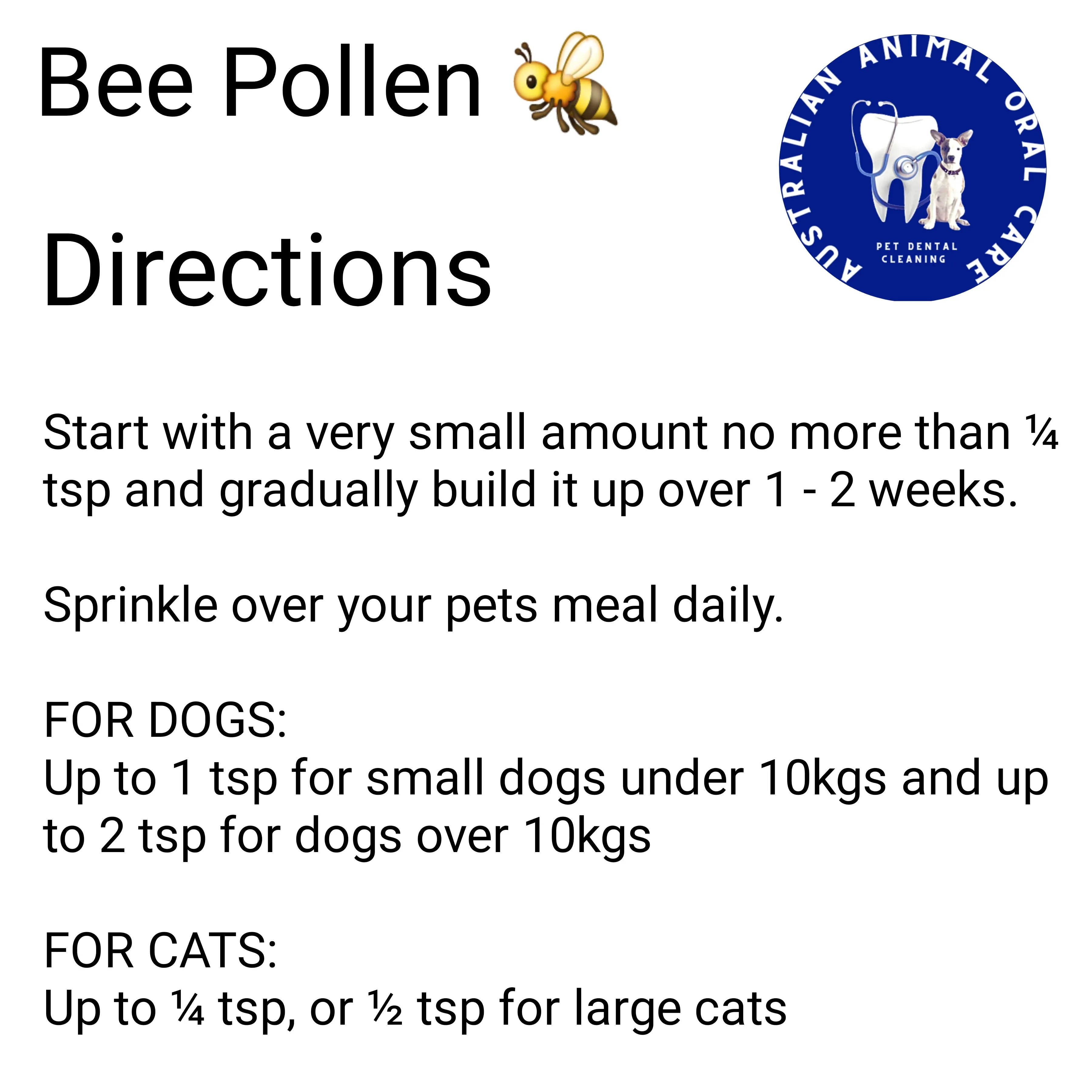 Bee Pollen Supplement - Superfood