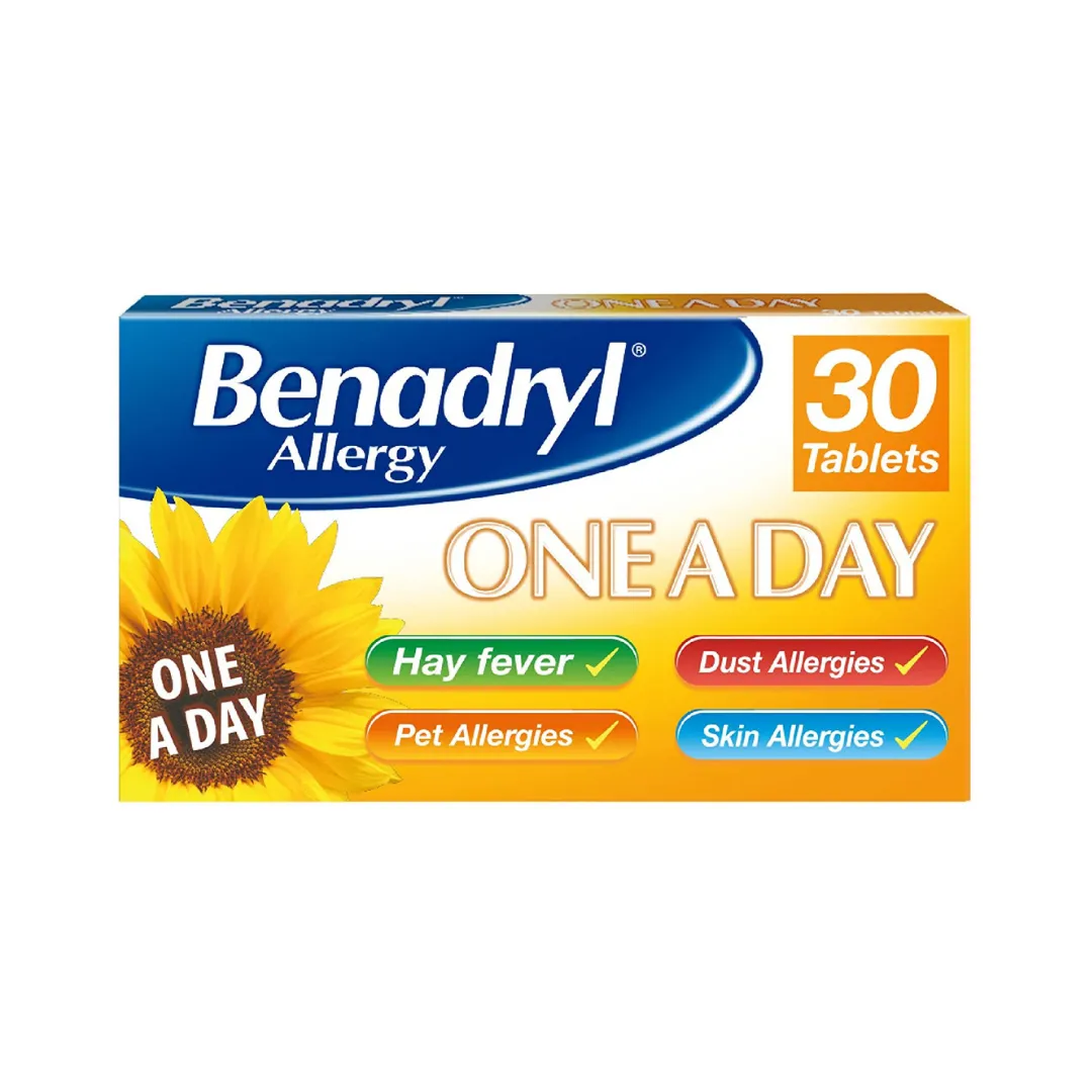 Benadryl Allergy One A Day 10mg - 30 Tablets (A)