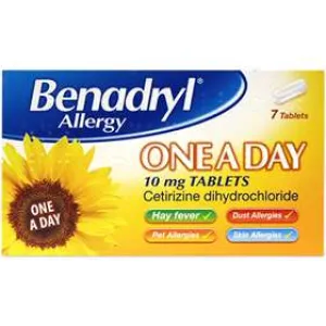 Benadryl Allergy One A Day 10mg Tablets 7 (N)