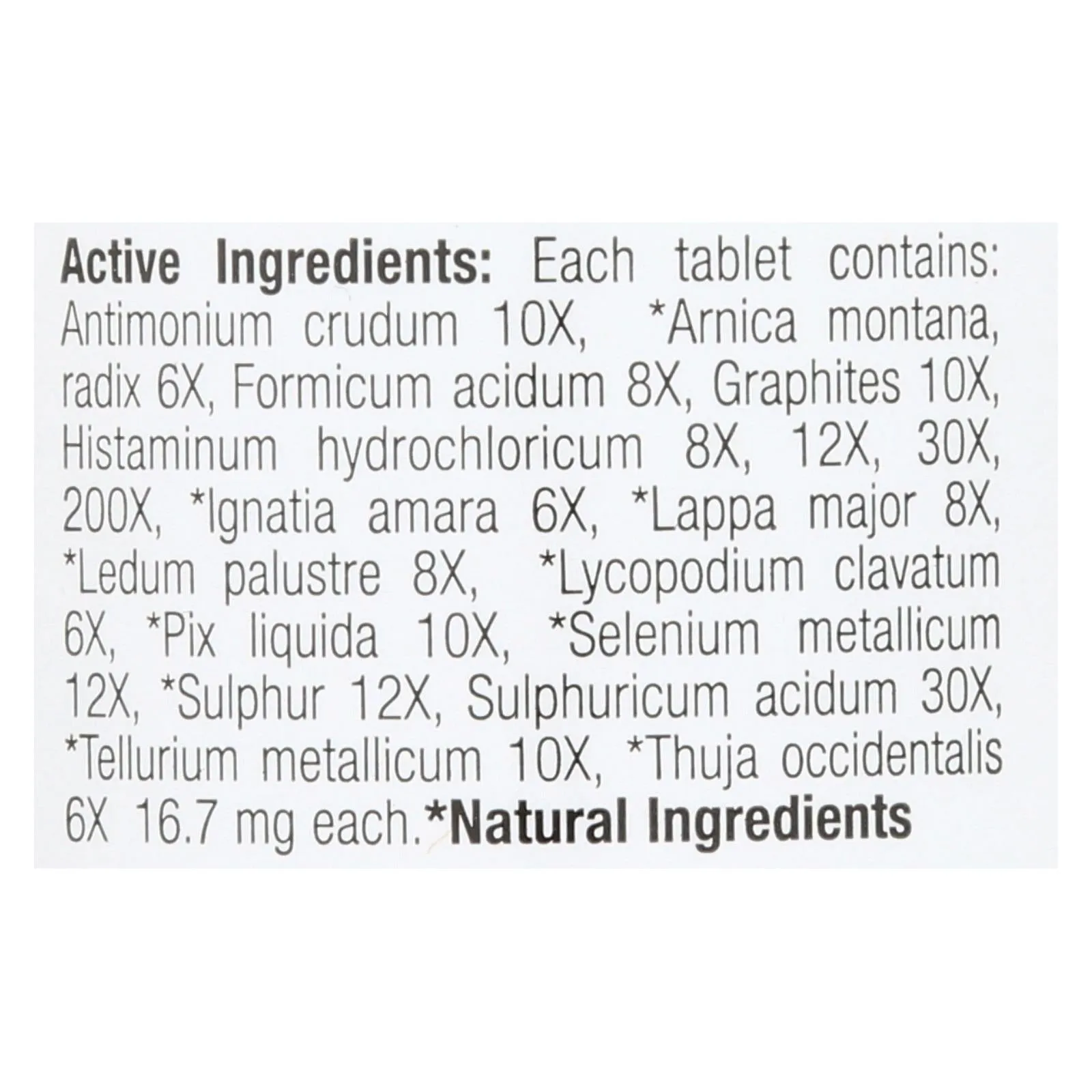Bhi Allergy Relief Tablets 100 Count
