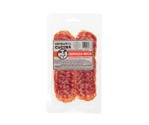 Charlito’s Cocina Cerveza Seca - Dry Cured Beer Salamis (Presliced) - 15 x 3oz
