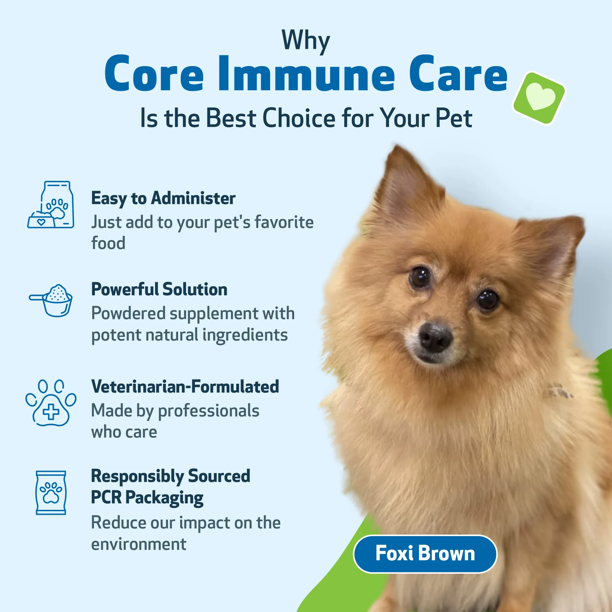 CORE IMMUNE CARE - Daily Antioxidant Support for Dogs & Cats