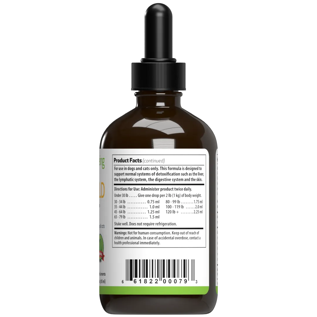 Detox Gold - Supports Healthy Detoxification & Elimination for Dogs