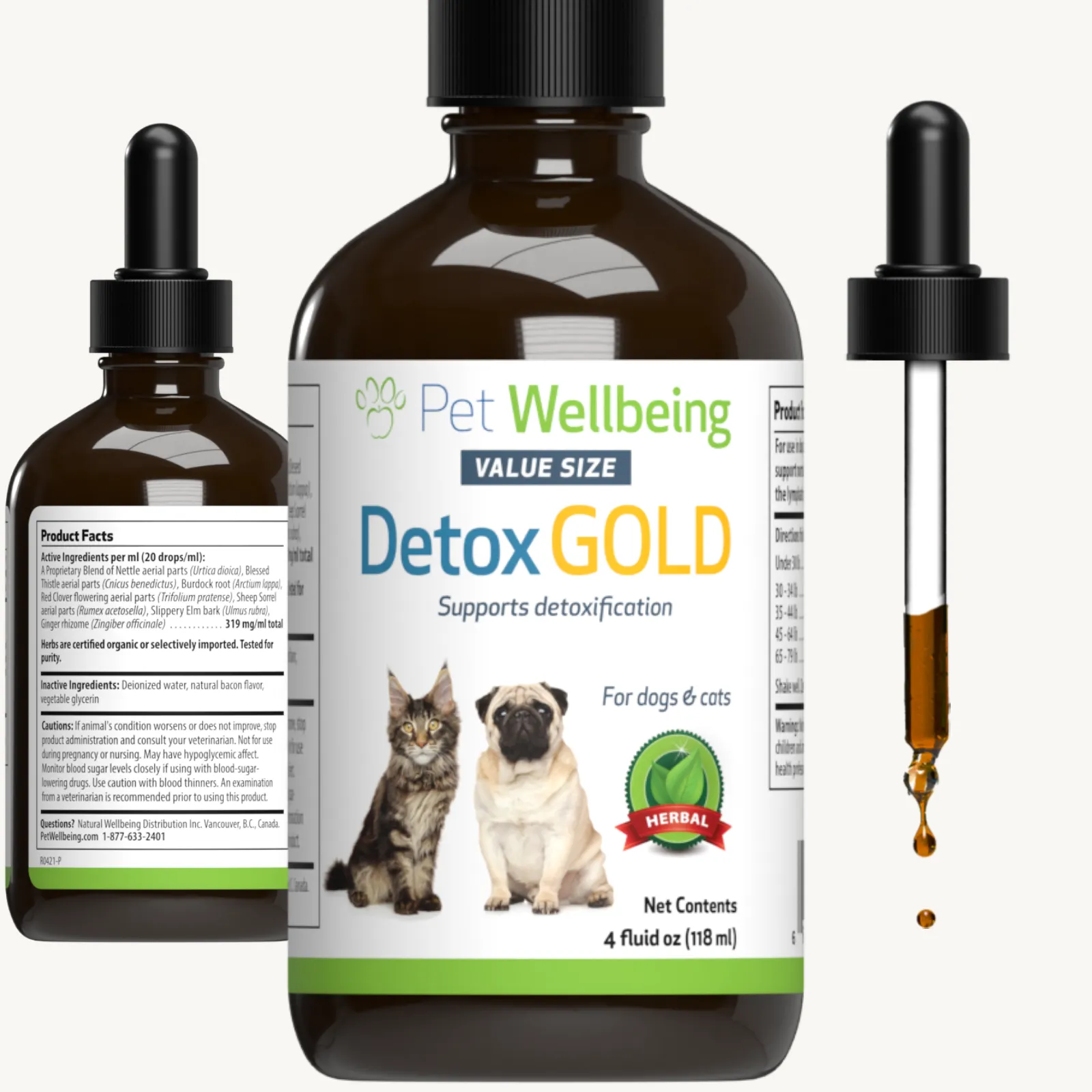 Detox Gold - Supports Healthy Detoxification & Elimination for Dogs