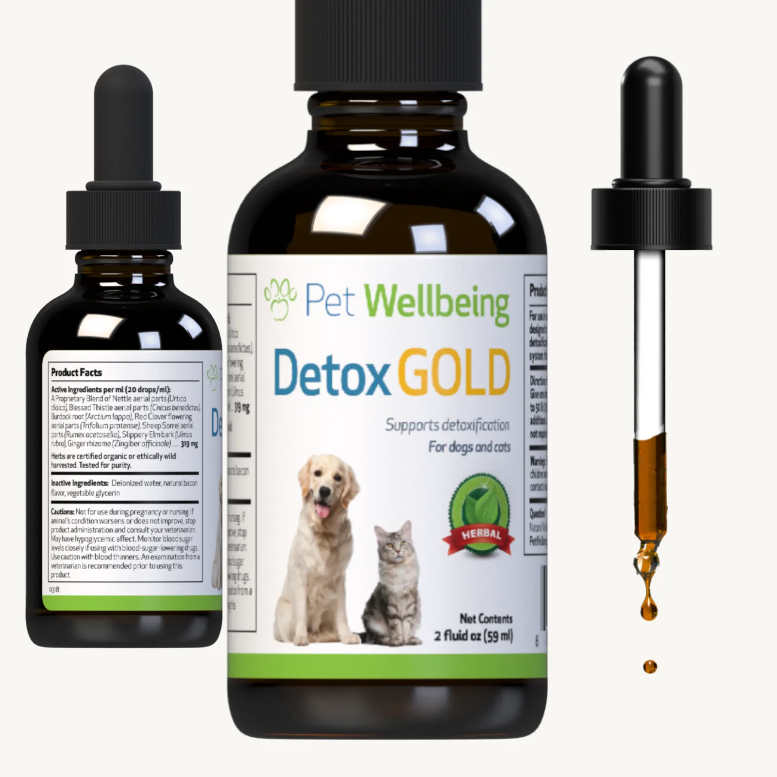 Detox Gold - Supports Healthy Detoxification & Elimination for Dogs