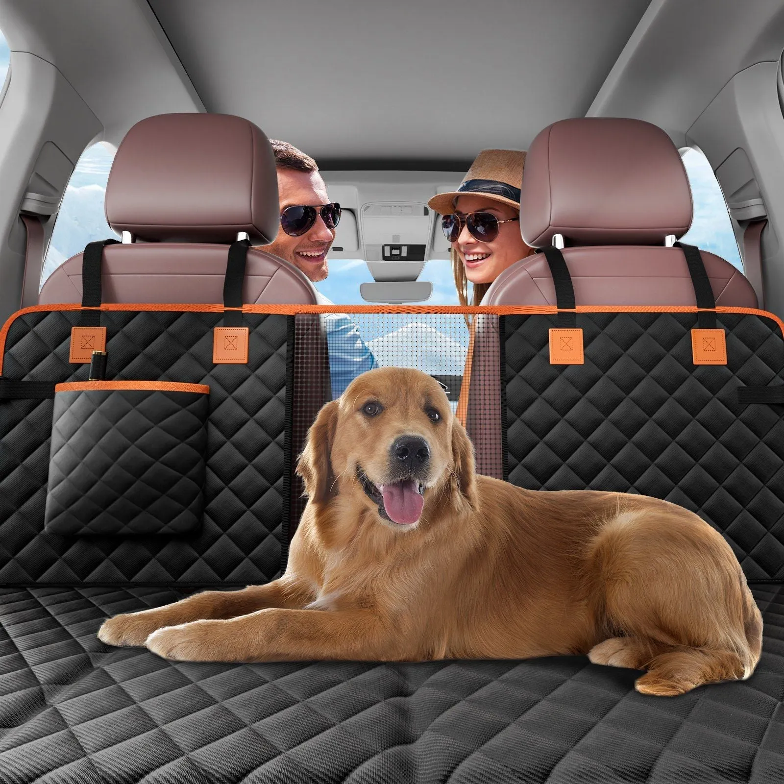 Dog Car Seat Cover Waterproof for Back Seat for SUV