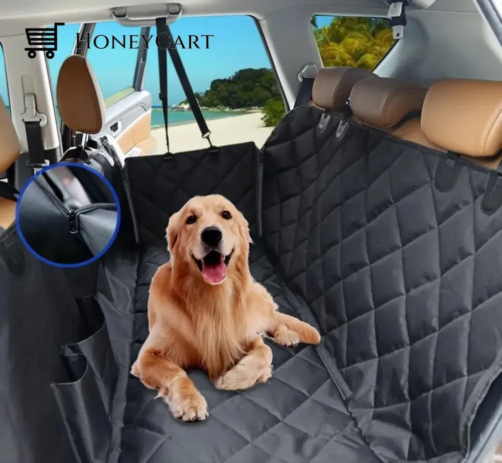 Dog Floor Hammock For Crew Cab Trucks With Fold Up Seats