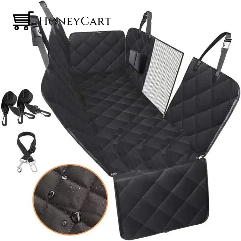 Dog Floor Hammock For Crew Cab Trucks With Fold Up Seats