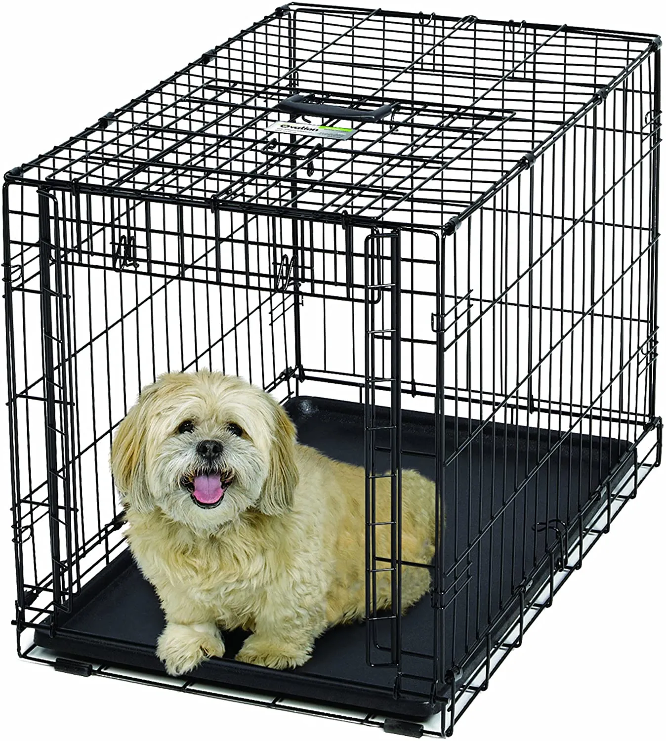 Folding Dog Crate - Ovation Single Door Crate with Up and Away Door