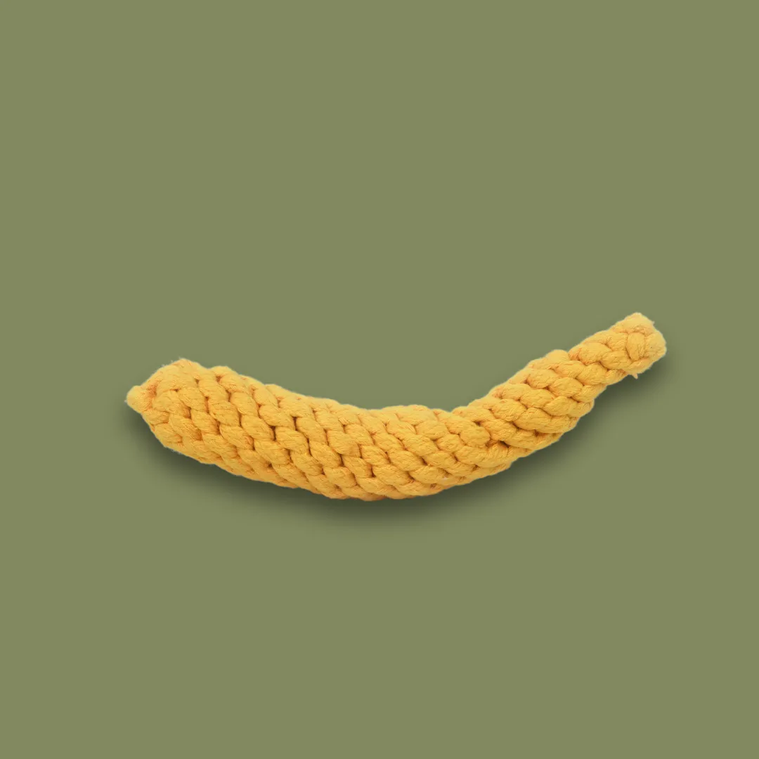Handmade Banana Rope Toy