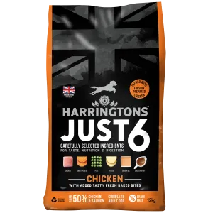 Harringtons Adult Dog Just 6 Chicken & Vegetables