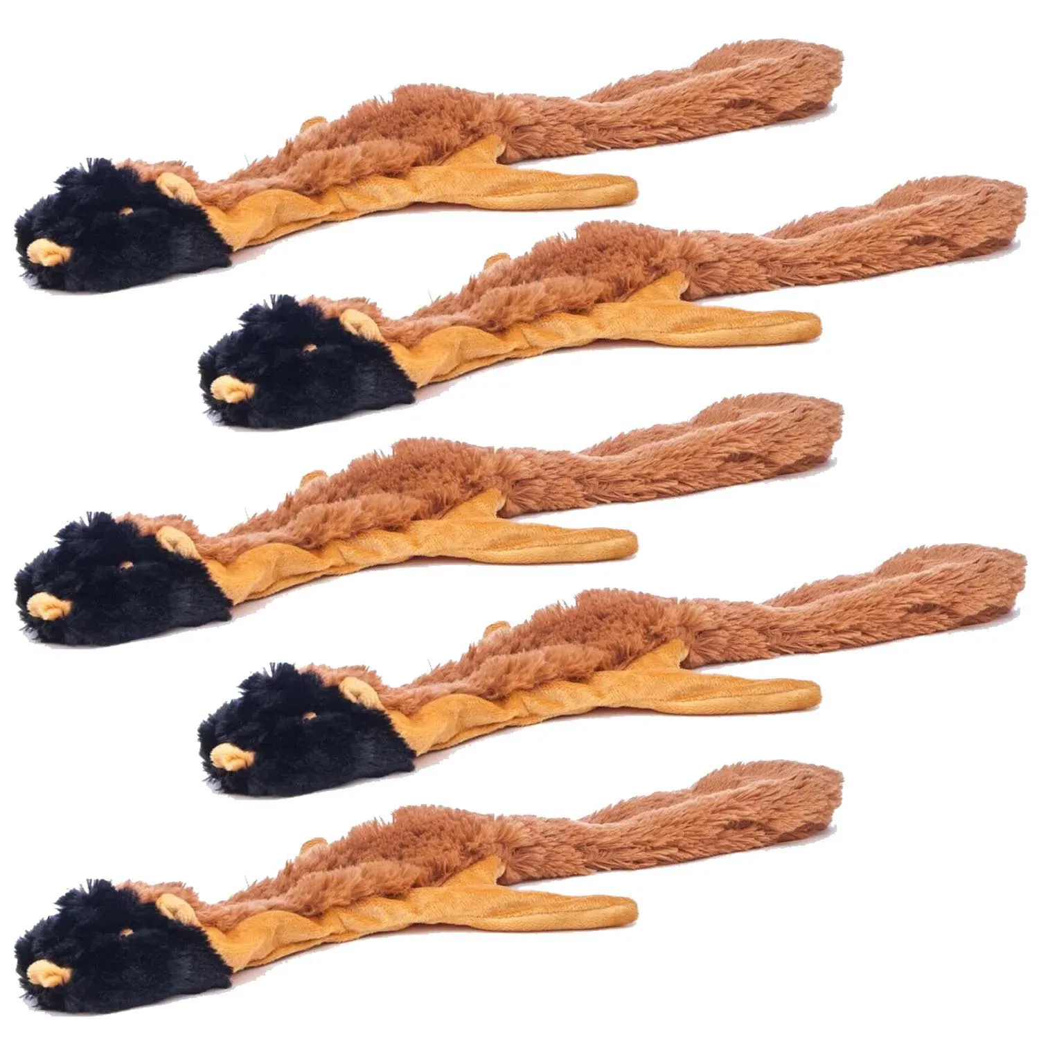 Jeffers Thinnies Unstuffed Dog Toys w/ Rope (Squeaker-Free), 21"