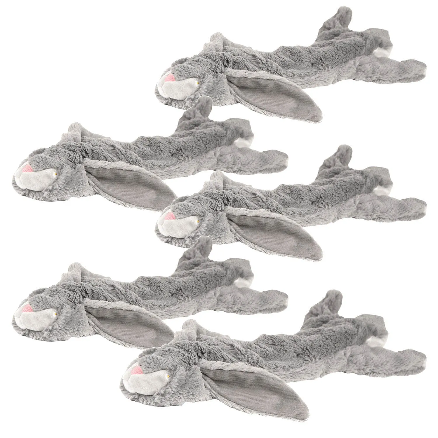 Jeffers Thinnies Unstuffed Dog Toys w/ Rope (Squeaker-Free), 21"