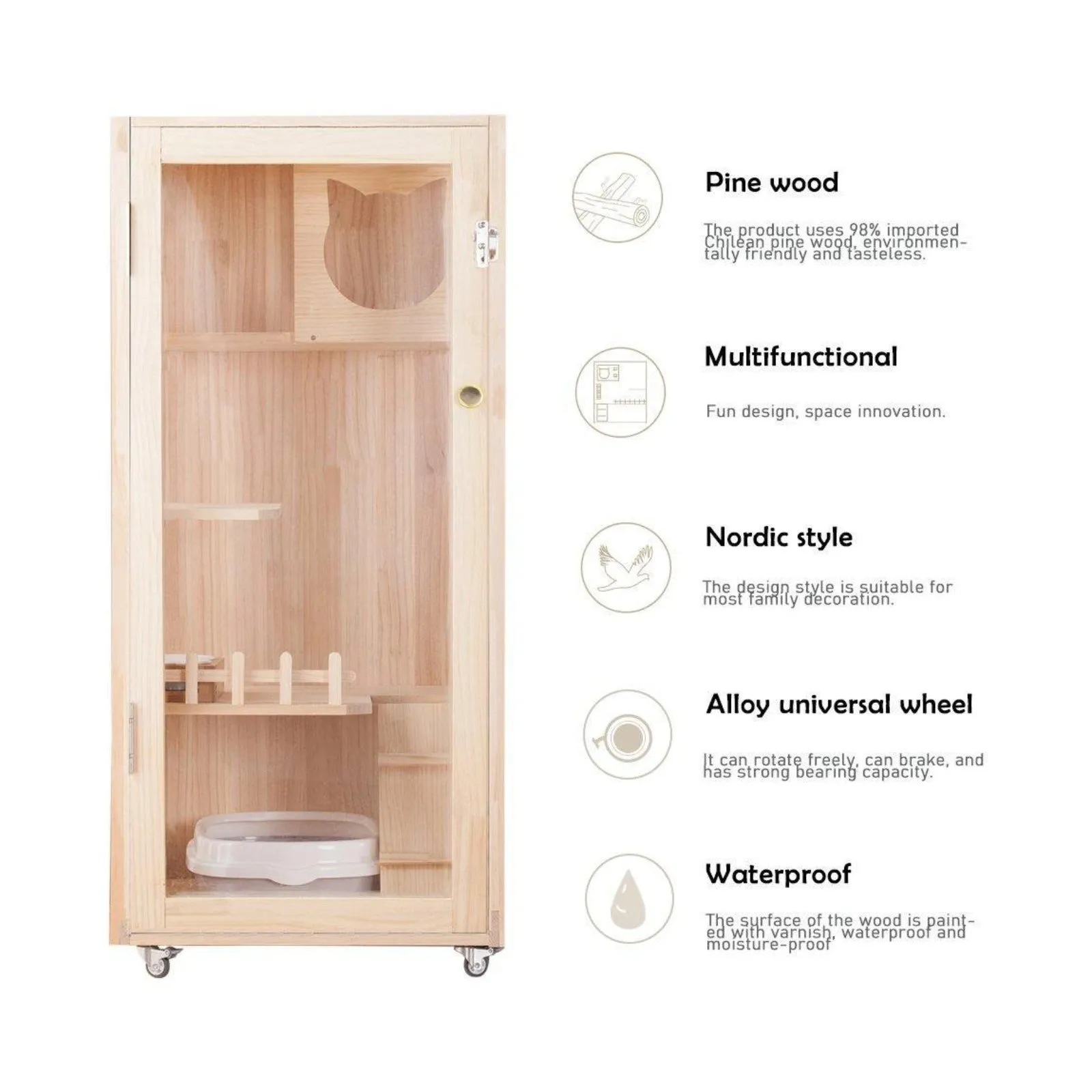 Laifug Indoor Medium Cat House