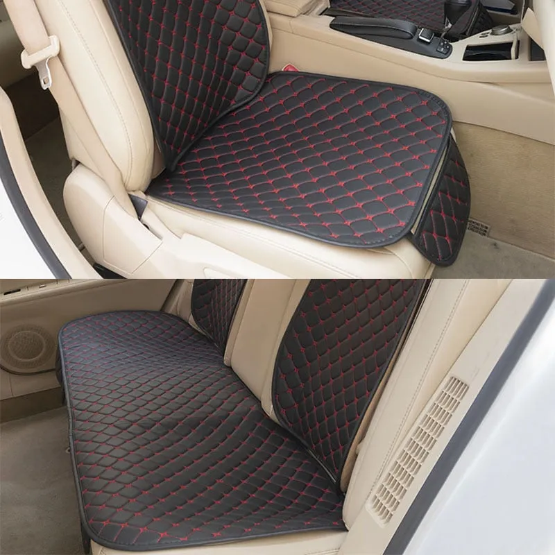 Leather Car Seat Covers Four Seasons Car Seat Cushion Pad Mat