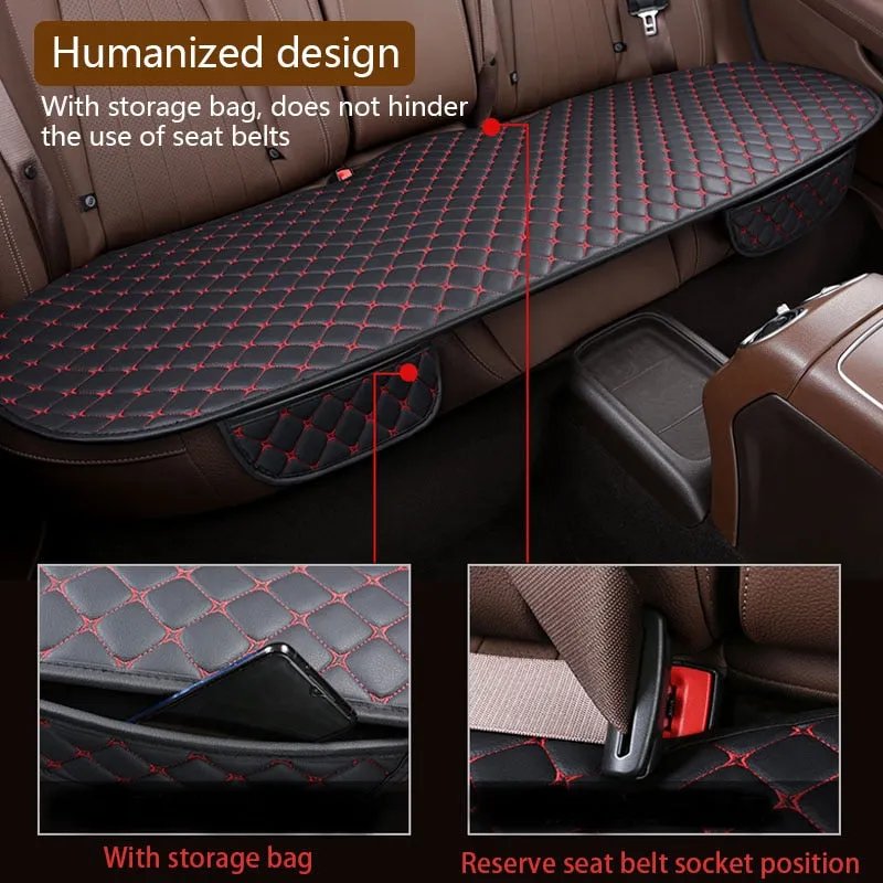 Leather Car Seat Covers Four Seasons Car Seat Cushion Pad Mat