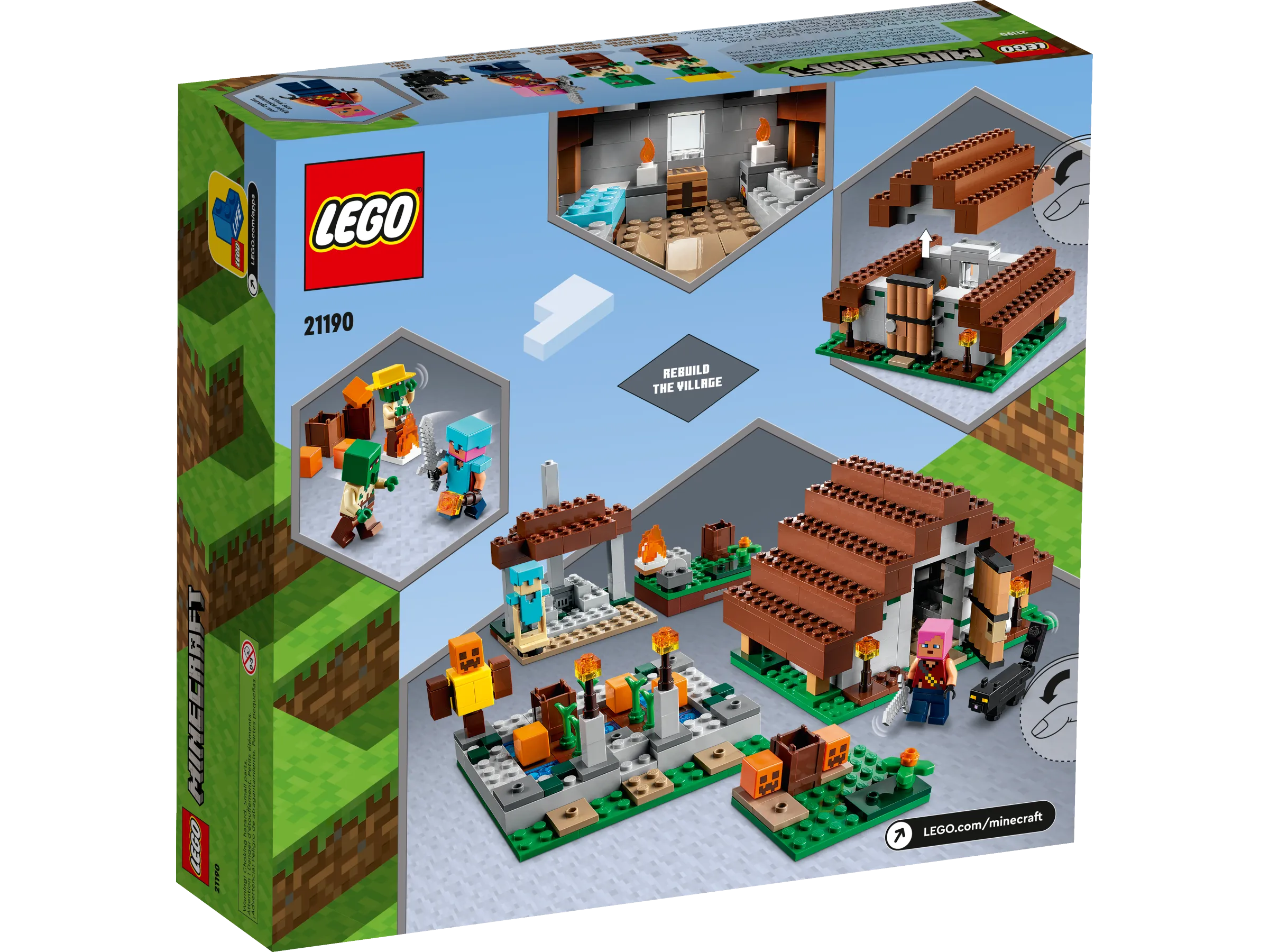 LEGO Minecraft - The Abandoned Village (21190) Building Toy LOW STOCK