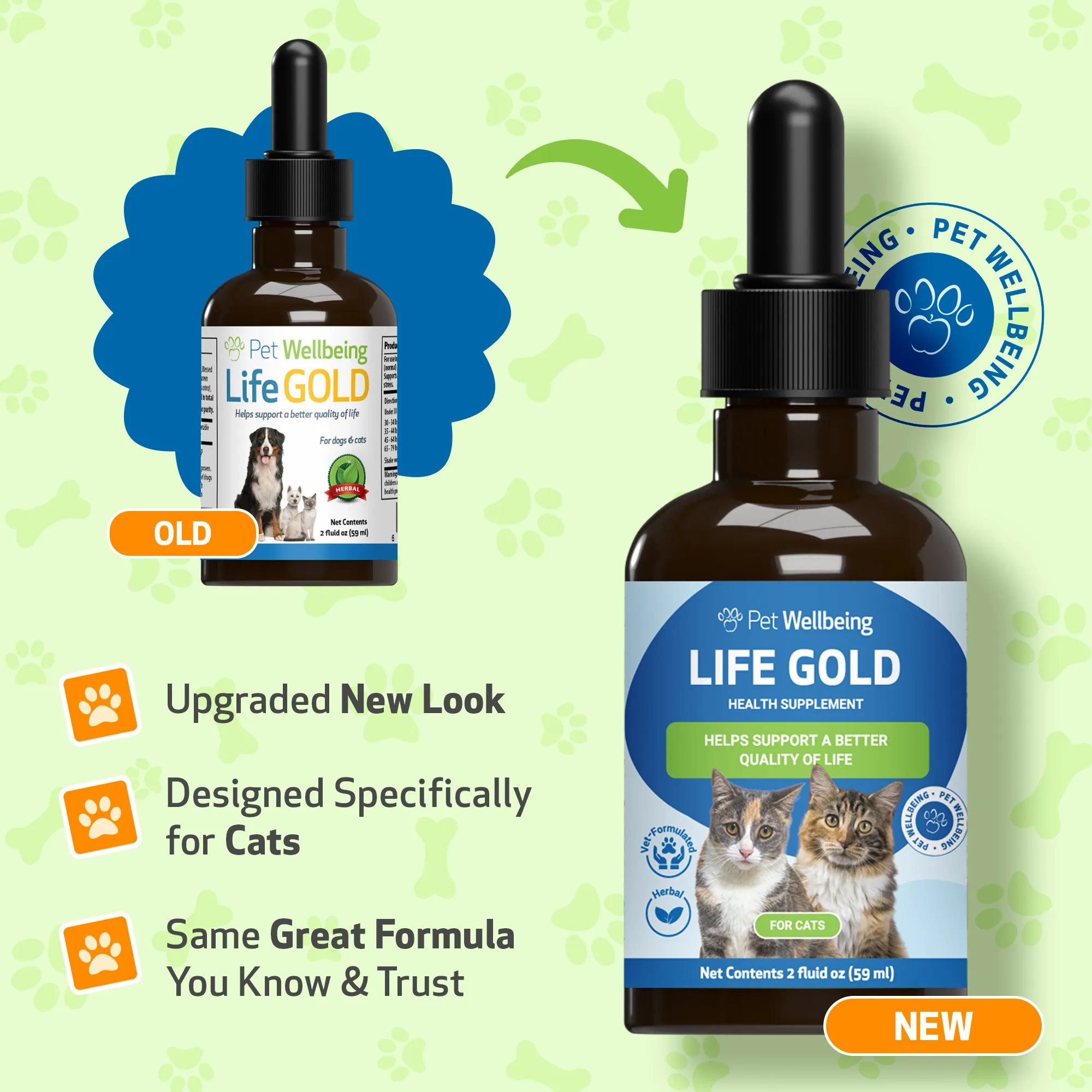 Life Gold - Immune, Antioxidant, and Detoxification Support for Cats