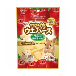 Marukan Apple-Flavoured Bite-Sized Wafer for Small Animals 85g (ML473)