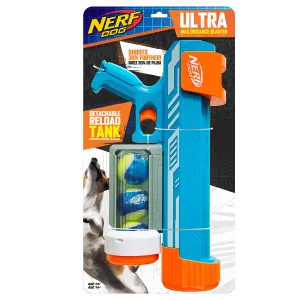 Nerf Ultra Blaster with 2.5in Ultra Tough Rubber Camo Tennis Ball 3 Pack Dog Toy