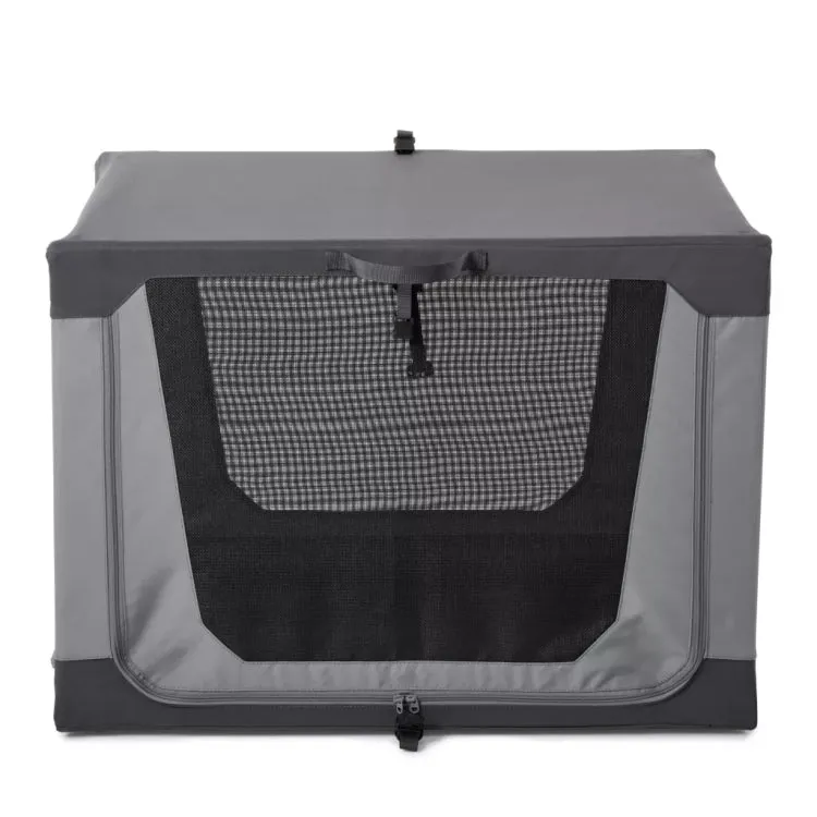 Orvis Tough Trail Folding Dog Travel Crate - Granite