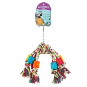 Parrot Rope Dangler Toy - 22cm x 8cm