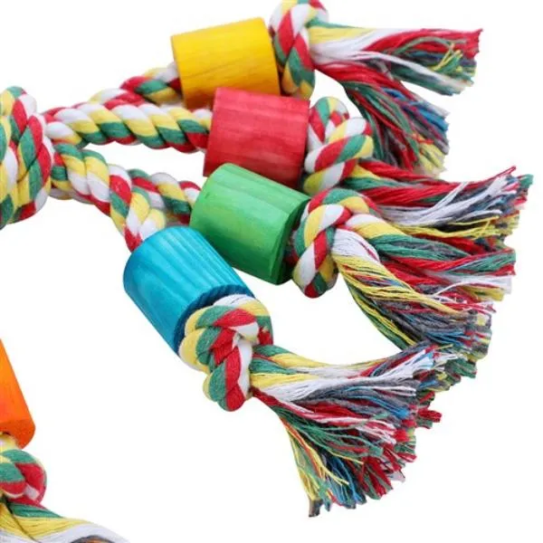 Parrot Rope Dangler Toy - 22cm x 8cm