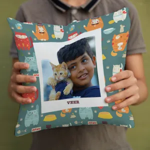 Personalised Photo Cushions - Kitty Cat