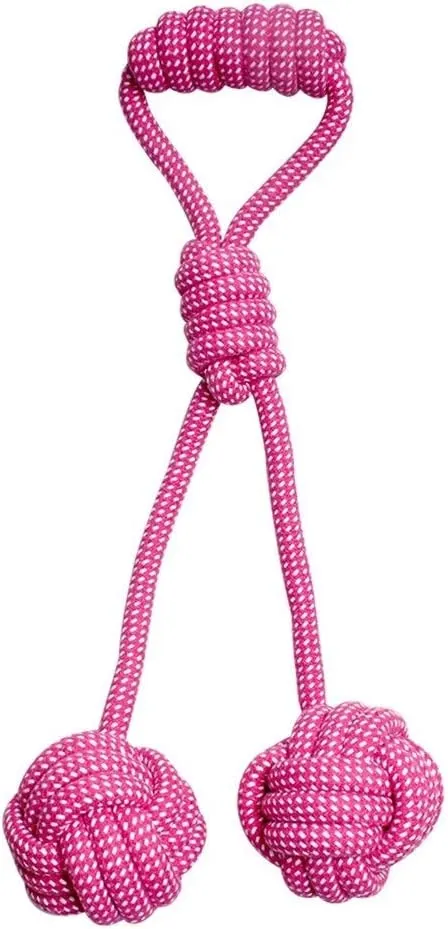 Pet Cotton Rope Toy - Pink