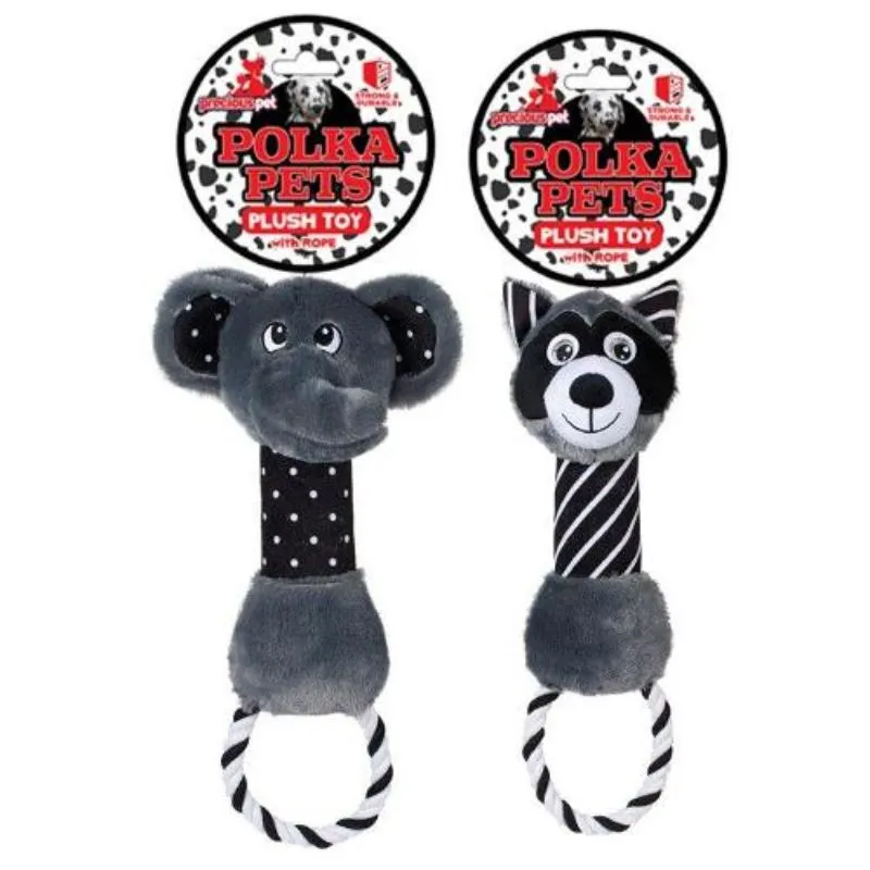 Pets BW Rope Plush Toy - 37cm x 12cm