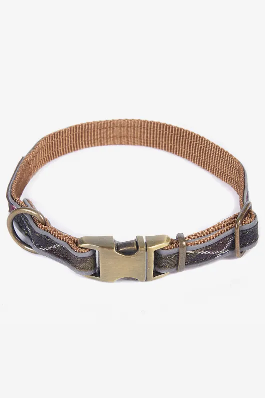 Reflective Tartan Dog Collar