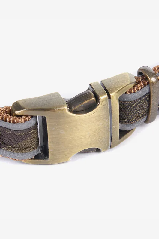 Reflective Tartan Dog Collar