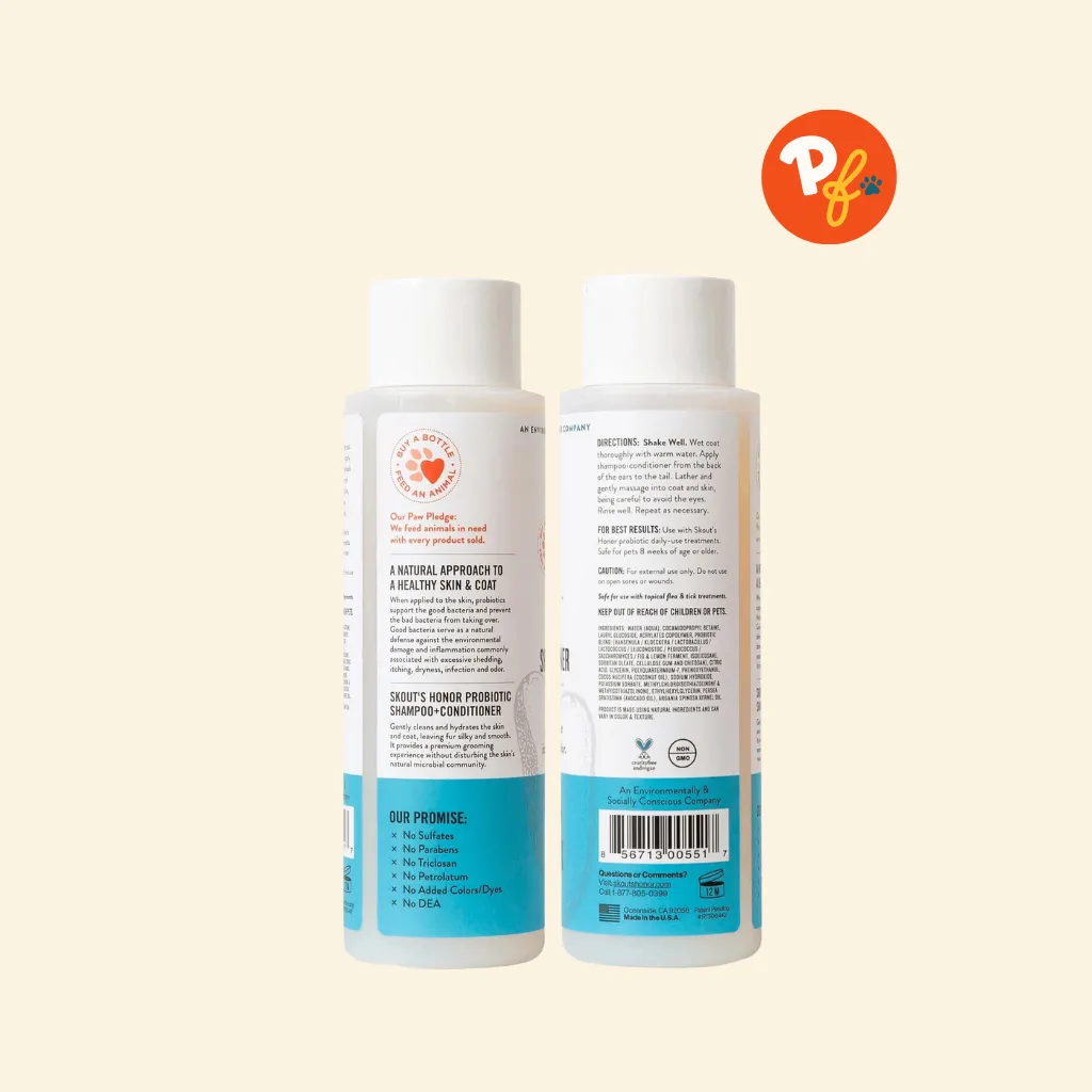 Skout's Honor Probiotic Shampoo (Fragrance Free)