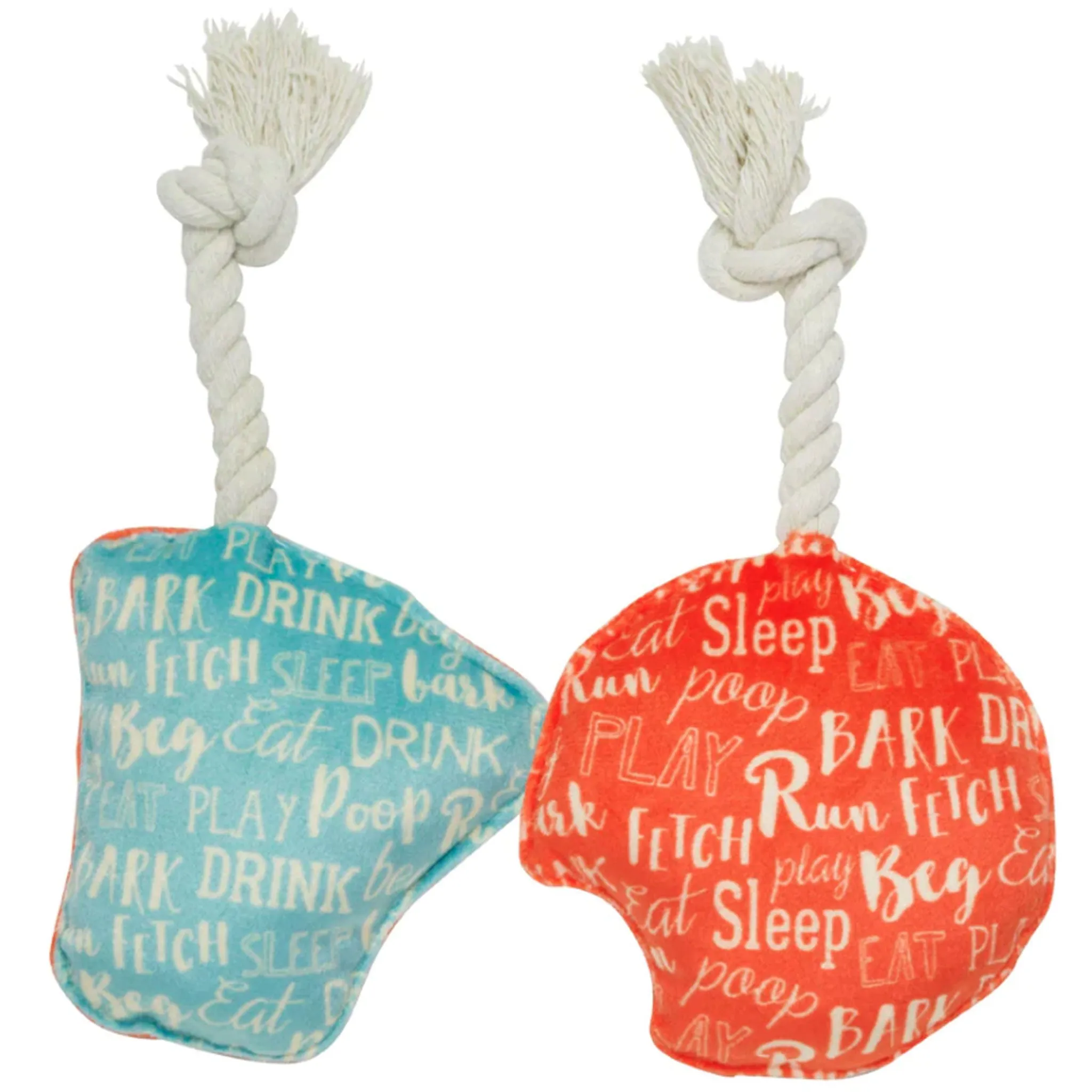 Speckle & Spot Mug & Cookie Mini Rope Dog Toys