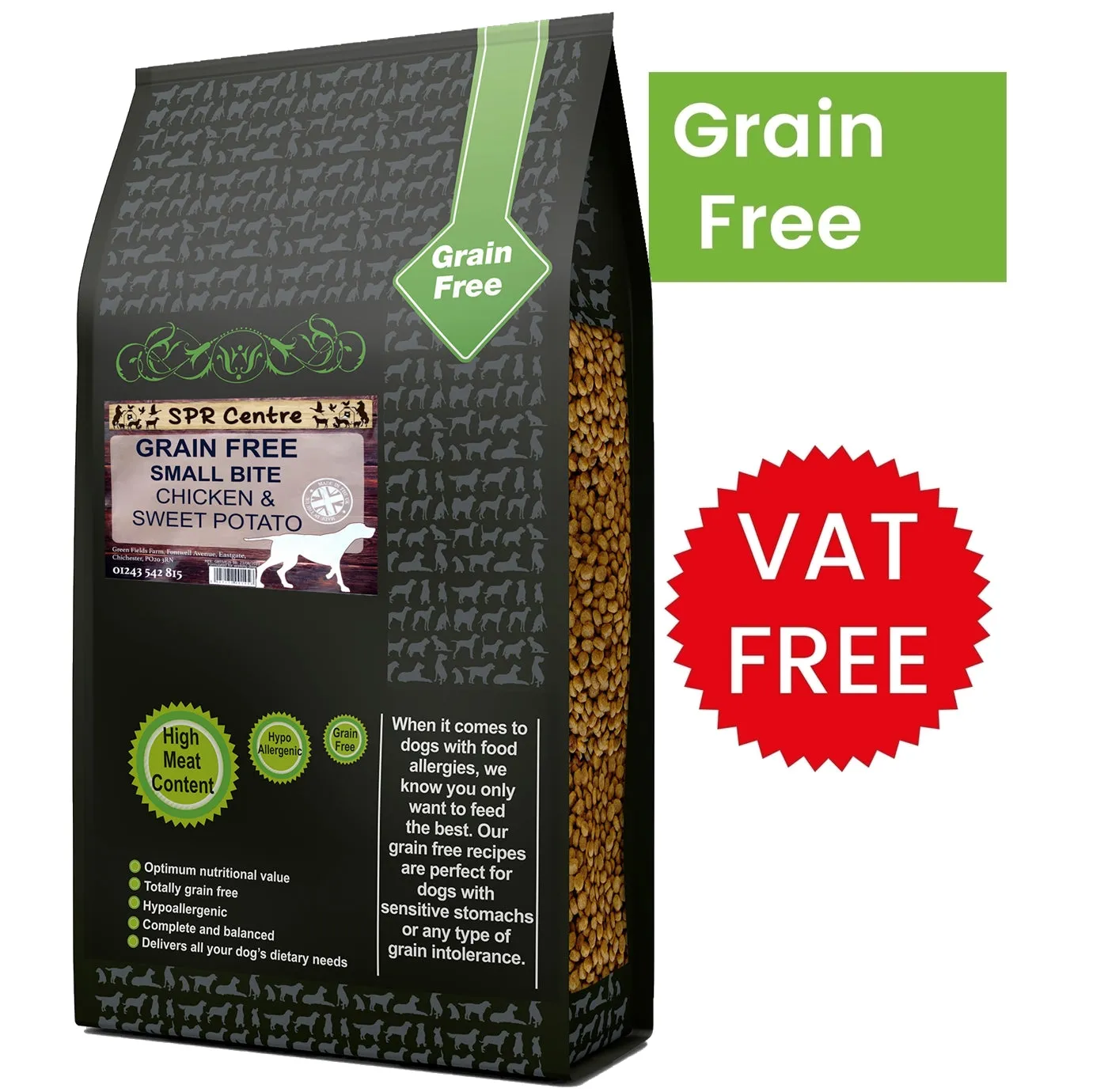 SPR - Grain Free Small Bite Chicken & Sweet Potato Dog Food