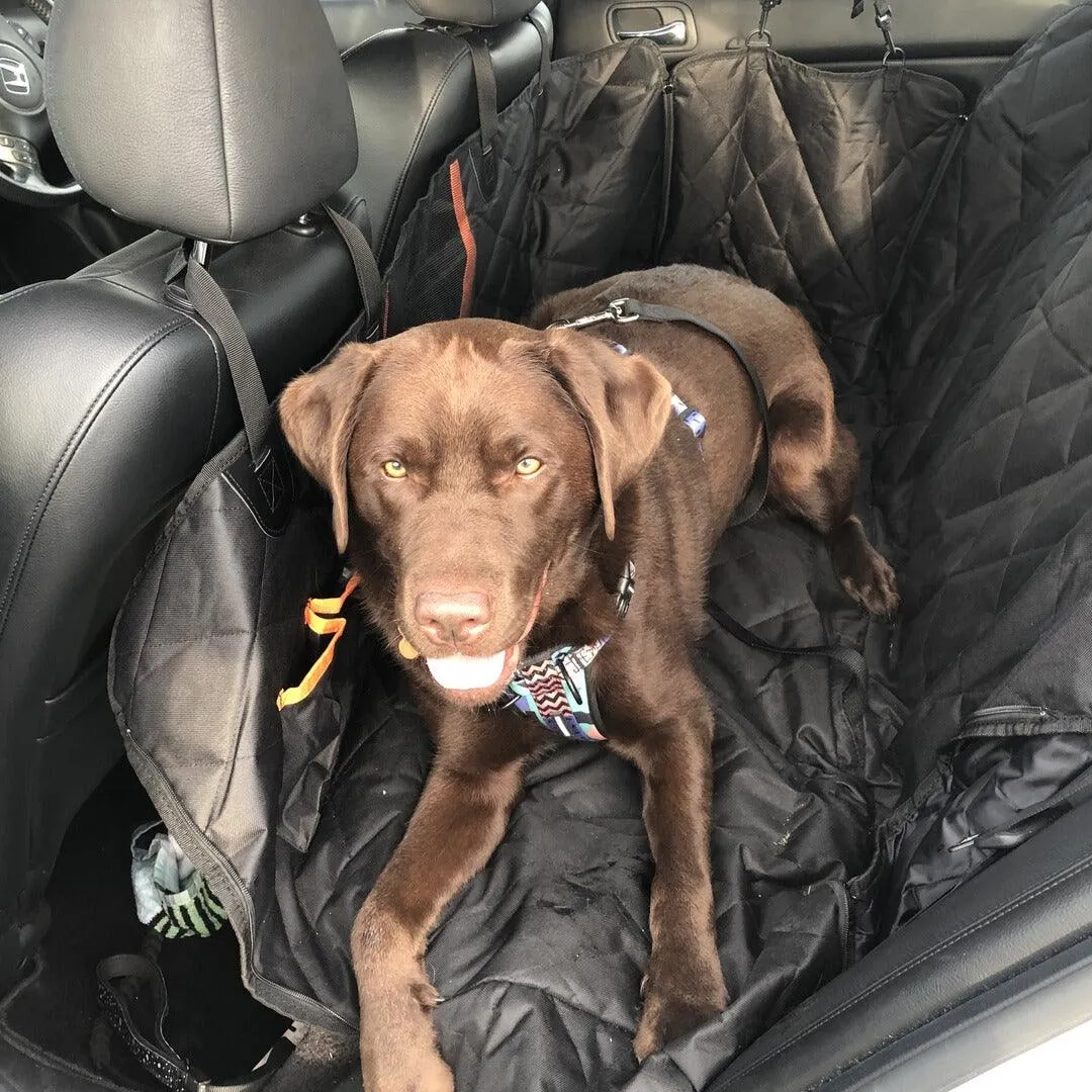 Ultimate Dog Car Hammock and Seat Belt Adaptor - Seat Covers For Your Car