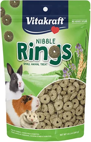 VITAKRAFT Nibble Rings Small Animal Treats - 10.66 oz