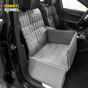 Waterproof Pet Car Seat Cover for Dogs - Durable Oxford Hammock with Foldable Travel Design